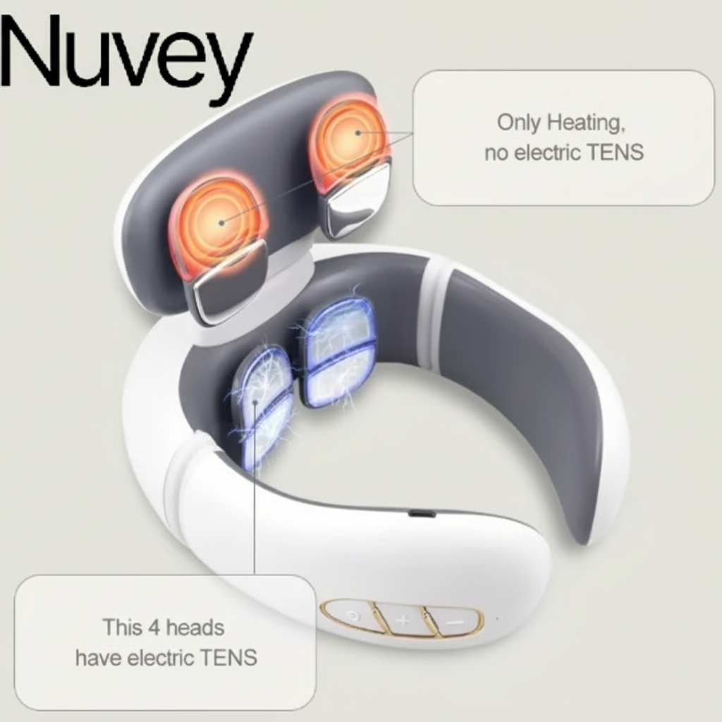 Nuvey PulseRelief™ Wireless Neck & Shoulder Massager