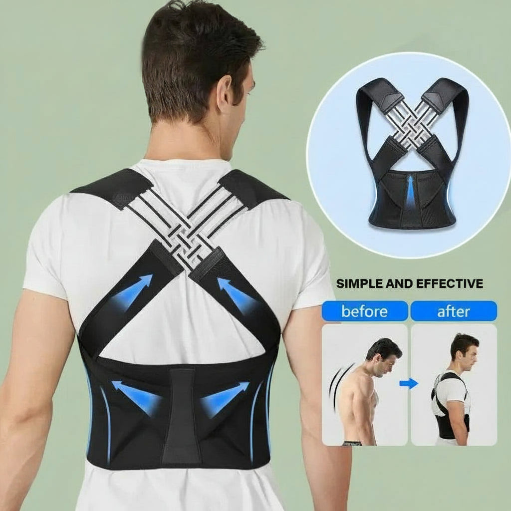 Nuvey Posture Corrector – Adjustable Shoulder & Back Support