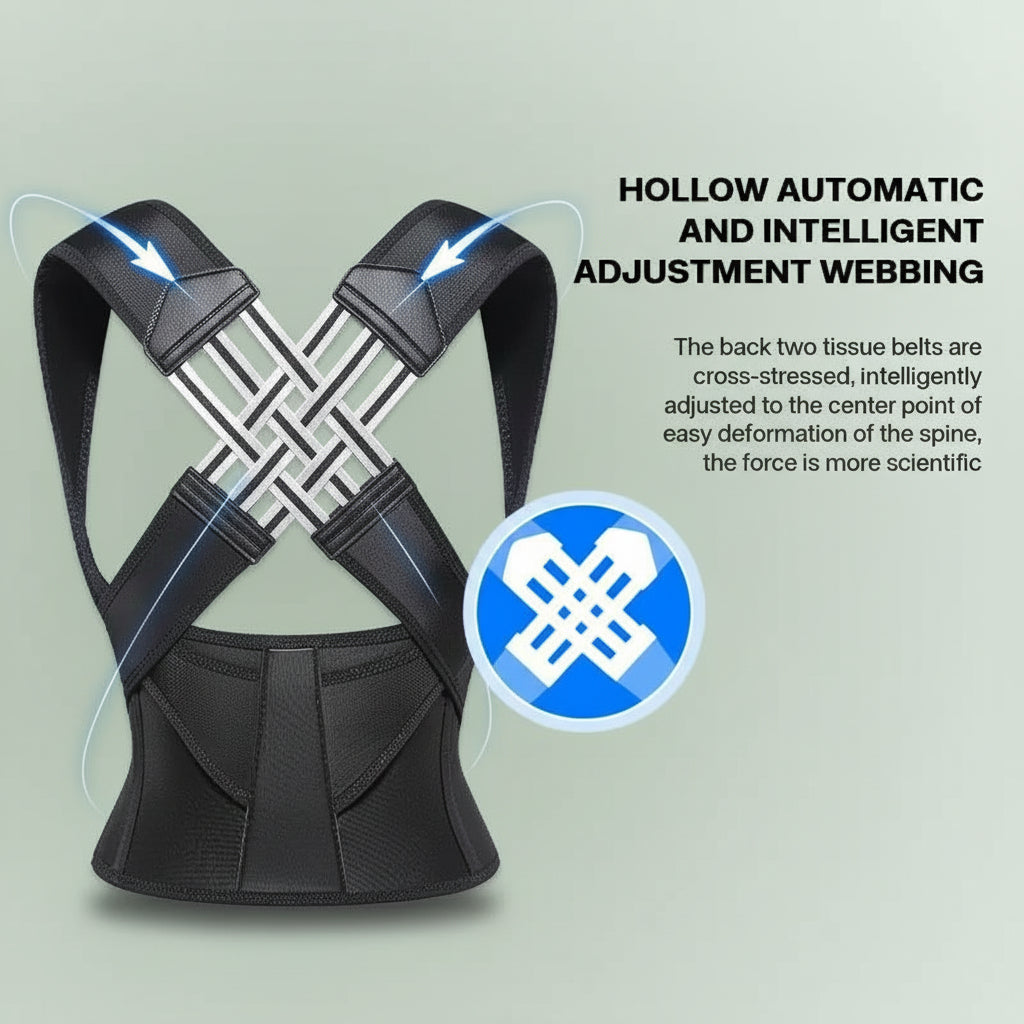 Nuvey Posture Corrector – Adjustable Shoulder & Back Support