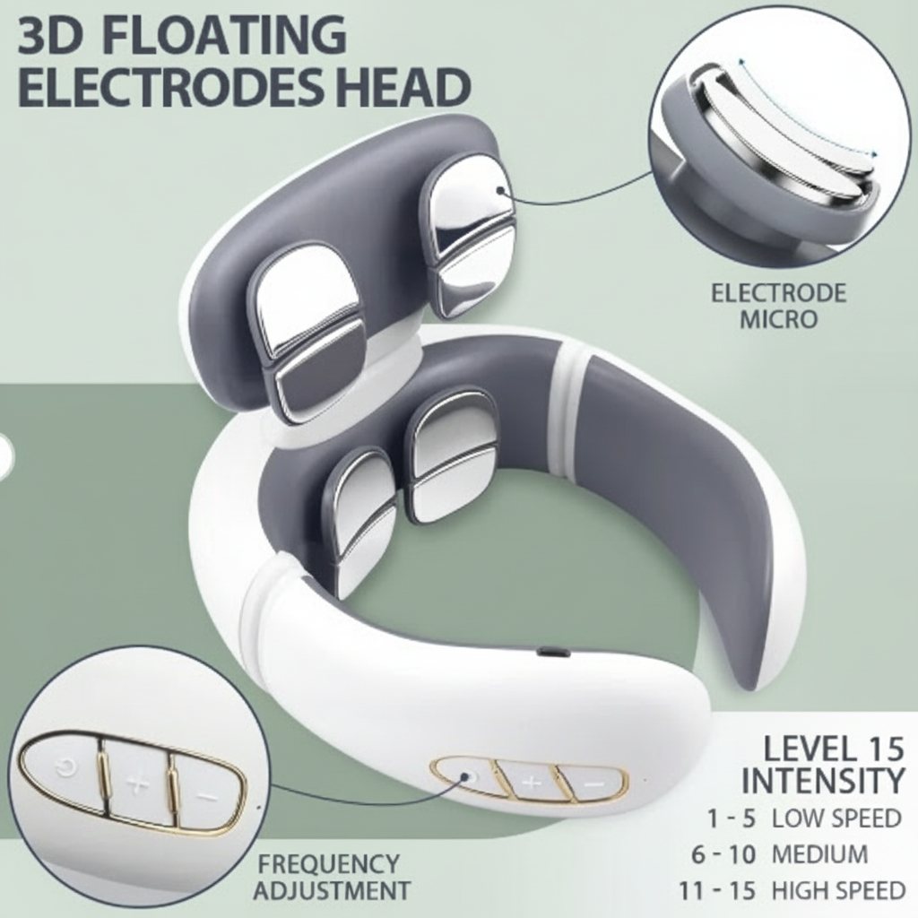 Nuvey PulseRelief™ Wireless Neck & Shoulder Massager